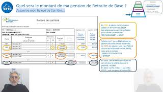 Etape N°3 Dossier retraite calcul de la retraite de base [upl. by Locin]