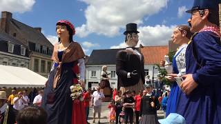 Benoit et Catherine Géants à Steenvoorde [upl. by Demeyer890]