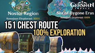 Rute 151 Chest Nostoi Region amp Sea of Bygone Eras  Fontaine 46 FULL TIMESTAMP Genshin Impact [upl. by Neirda]