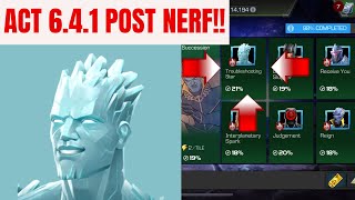 HOW TO BEAT ACT 641 POST NERF  MCOC [upl. by Niatirb55]