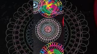 “Colors in motion art in every spin 🌈🌀 Spirograph creativity shorts [upl. by Gwenn]