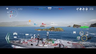 Udaloy Gameplay  Warships Mobile 2 [upl. by Ahsyia]