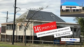 Abandoned 145 years old House Renovation BundabergTransformation Makeover [upl. by Mallin176]