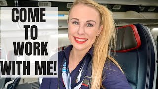 A Day In The Life Of A FLIGHT ATTENDANT [upl. by Delmore]