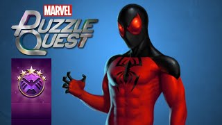 Lets Champ Kaine Scarlet Spider  Marvel Puzzle Quest  77 Tokens No Command Points [upl. by Amliw]