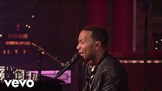 John Legend  Lets Get Lifted Live on Letterman [upl. by Hauhsoj]