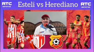 Real Esteli vs Herediano  Reacciones en Vivo [upl. by Enamrahs]