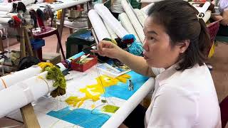 Supporting an artist at a Center for disabled people in Vietnam [upl. by Vince]