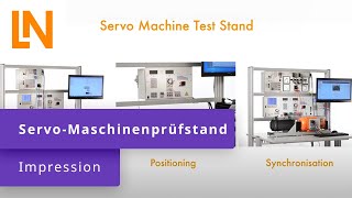 Der ServoMaschinenprüfstand mit unserem modularen Trainingssystem  Impression [upl. by Treb687]