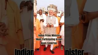 Grand Welcome of Prime Minister Modi in Panvel by Iskcon Devotee Chanting Hare Krishna Mahamantra [upl. by Yeloc]