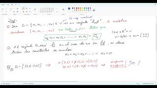 22 Linealmente dependiente e independiente [upl. by Morton]