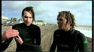 Worthing Pier Kitesurf Jump BBC News Coverage [upl. by Ognimod]