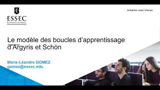 Apprentissage Argyris amp Schon [upl. by Eceirehs]