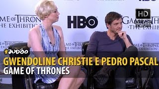 GAME OF THRONES  Entrevista com Gwendoline Christie e Pedro Pascal HD JUDAOcombr [upl. by O'Donovan]