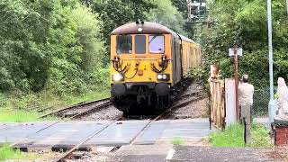 Part2 NOW FAILED Network Rail Monitoring Train arriving at Marchwood with 73965 Des O’Brien leading [upl. by Tselec]