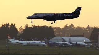 STORED Eastern Airways Jetstream41 GMAJZ positioning flight Humberside Airport [upl. by Grunberg472]