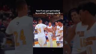 One armed dunk hooping basketball nba hoops gym fypシ゚viral viral fyp lebronjames [upl. by Ian188]