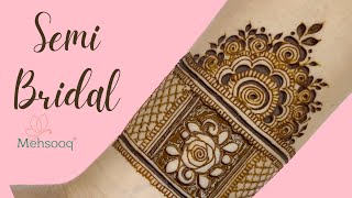 Beautiful Intricate Mehndibyahat Henna Design  pretty latest henna design wrist and above [upl. by Hamner]