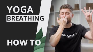 How to do Yoga Breathing alternate nostril [upl. by Itoyj549]