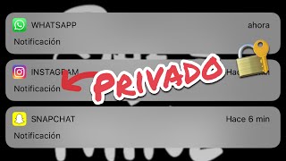 OCULTAR NOTIFICACIONES CUANDO EL “IPHONE” ESTA BLOQUEADO 🔒👀  Notificaciones Privadas 2024 iOS 18 [upl. by Sivahc]