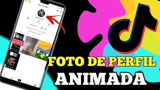 Como adicionar imagem animada na foto de perfil do Tik Tok [upl. by Tabina]