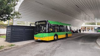 MPK Poznań  Linia 122  Solaris Urbino 86 III Alpino 1401  Kierunek Junik p Wierusz Kamien [upl. by Bathelda]