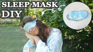 DIY Sleep Mask  How to Make a Sleep Mask  Tutorial and FREE Pattern [upl. by Naivaj]