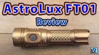 Astrolux FT01 Review Cree XHP502 20700 support USB Rechargeable [upl. by Triley]