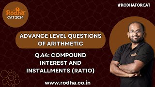 Arithmetic Advance Level Questions  44 I CAT PREPARATION 2024 I QUANTITATIVE APTITUDE PREPARATION [upl. by Volotta]