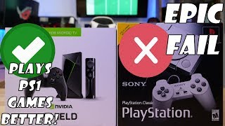 Nvidias Shield TV RUNS LAPS AROUND SONYS PS CLASSIC [upl. by Parris]