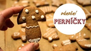 VÁNOČNÍ PERNÍČKY  recept [upl. by Yentirb]