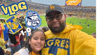 VLOG  J11 TIGRES vs Puebla Ap2024  Partido bajo la lluvia [upl. by Peedsaj]