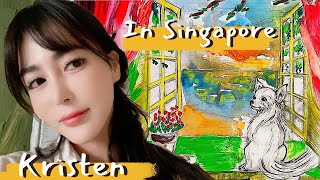 VLOG 싱가포르 중추절  KRISTEN IN SINGAPORE  ARTWORKS  PARTY 싱가포르 중추절 즐기기  싱가포르 차이나타운 [upl. by Hazlip]