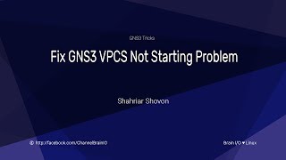 Linux Fix GNS3 VPCS Not Starting Problem 2017 [upl. by Notnerb]