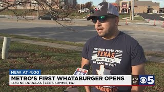 First of several KC metro Whataburgers opens in Lees Summit [upl. by Uird]