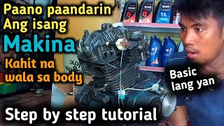 Paano paandarin ang isang makina kahit na wala sa bodyBasic lang step by step tutorial [upl. by Wesla]