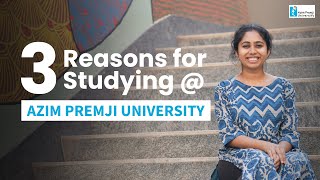 Three Reasons for Studying at Azim Premji University [upl. by Eimas445]