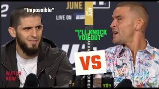 Trash talking begins UFC 302 Makhachev vs Poirier Press Conference Highlights [upl. by Roxanne]