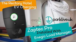 EV Charging at The Rectory Hotel Crudwell Zaptec Pro amp Enegic [upl. by Rramal]