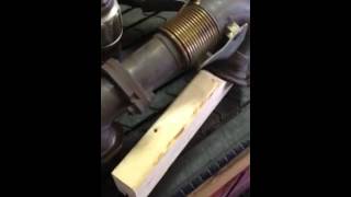 60 turbo flex pipe up pipe fix ford powerstroke [upl. by Mallis]