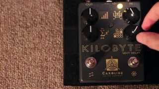 Caroline Kilobyte LoFi Delay Demo [upl. by Boote]