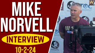 Mike Norvell on Clemson Football  10224 Clemson Week  FSU Football  Warchant TV FSU [upl. by Gluck]