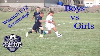 Wasatch JS vs Wasatch JM U12 Boys vs Girls Scrimmage [upl. by Adna]