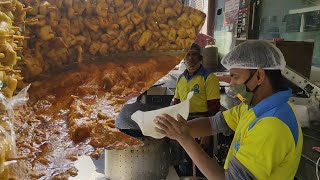 Rumali Roti with Kathi Roll Kabab  Bobby Tikki Wala  Street Food India  Indian Street Food [upl. by Chong]