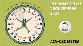 Internationale vrouwendag 2024  ACVCSC METEA [upl. by Anillehs290]