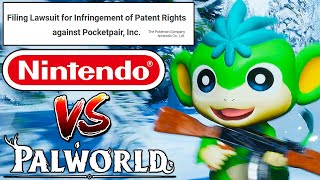 PALWORLD and Pocketpair are being SUED By Nintendo  BREAKING NEWS [upl. by Enaujed]