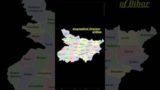 Geographical Structure of Bihar Geology  Physiology  Plain Plateau trending shorts [upl. by Ganiats]