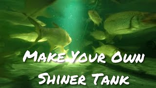 How to make your own holding tank for wild shiners [upl. by Rica]