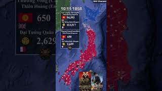 The Boshin War In 60 Seconds 戊辰戦争 18681869 The War That Forged Meiji Japan japan samurai [upl. by Marci445]