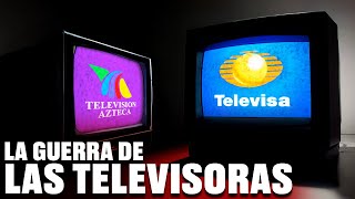 TELEVISA VS TV AZTECA LA RIVALIDAD MAS GRANDE DE LA TV MEXICANA [upl. by Trow]